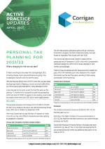 Personal Tax planning for 2020-2021