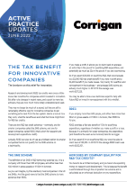 The tax benefit for innovative companies